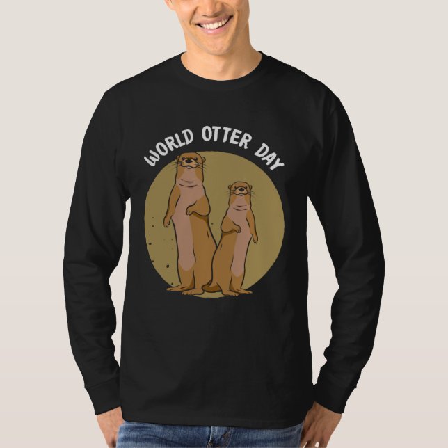 Camiseta Funky Otter  for sweet otter fans and  otters (Frente)