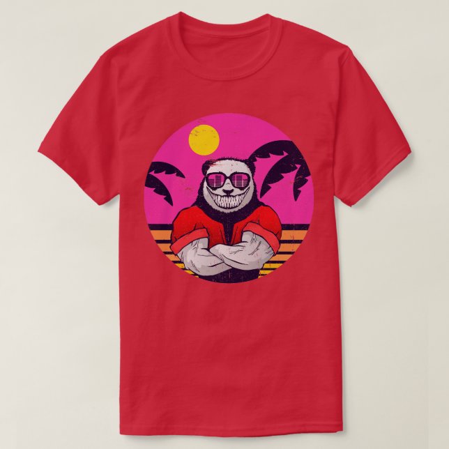 Camiseta Funky Panda (Frente do Design)