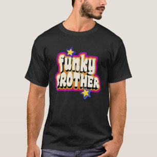 Camiseta Funky Vintage Retro 70s Funky Brother Disco Dancer