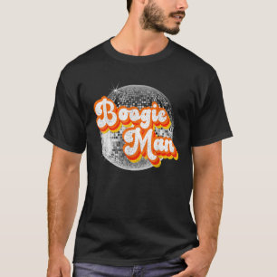 Camiseta Funky Vintage Retro Disco Mirror 70s Boogie Man Pa