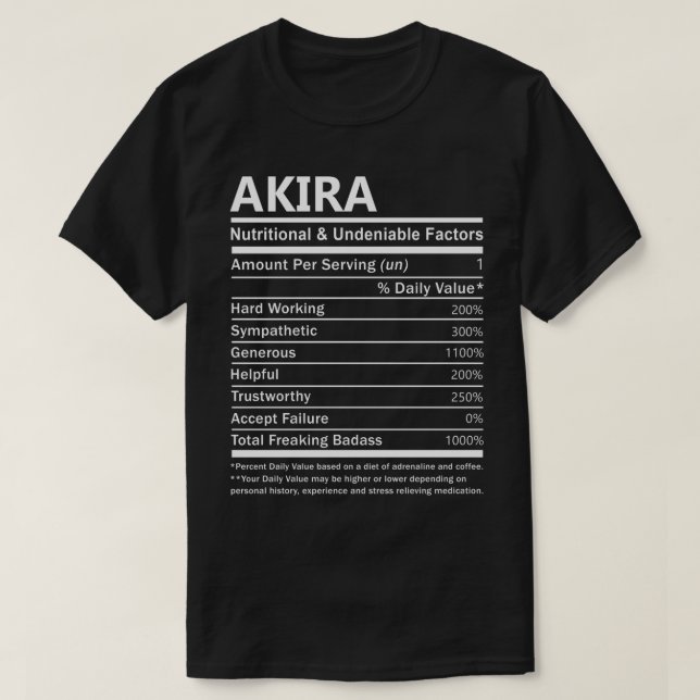 Camiseta Funniest Akira Kurosawa Gift Música Fãs (Frente do Design)