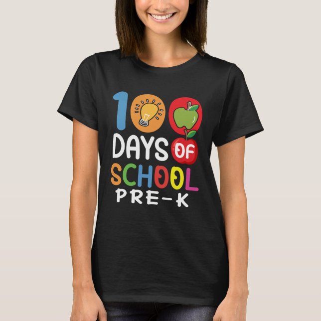 Camiseta Funny 100 Days Of School And Still Poppin 100th Pr (Frente)