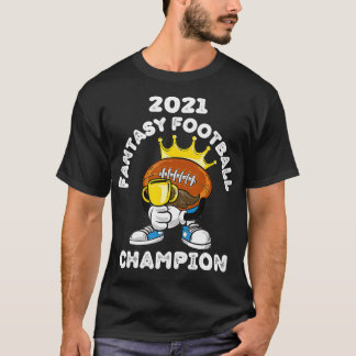 CAMISETA FUNNY 2021 FANTASY FOTBALL CHAMPION FANTASY LEAGU