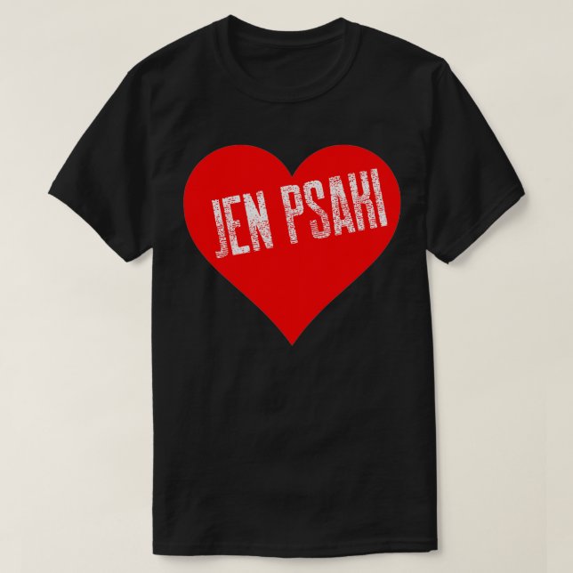 Camiseta Funny 2021 Political Circle Back I Love Jen Psaki  (Frente do Design)