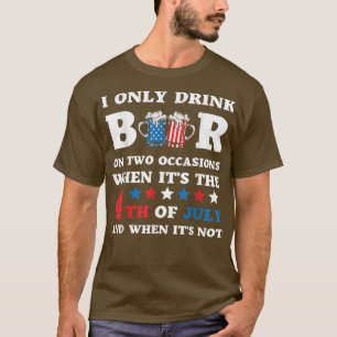 Camiseta Funny 4 de julho Cote Beer Party Legal 4 de julho