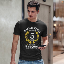 Camiseta Funny 5th Anniversary for couples