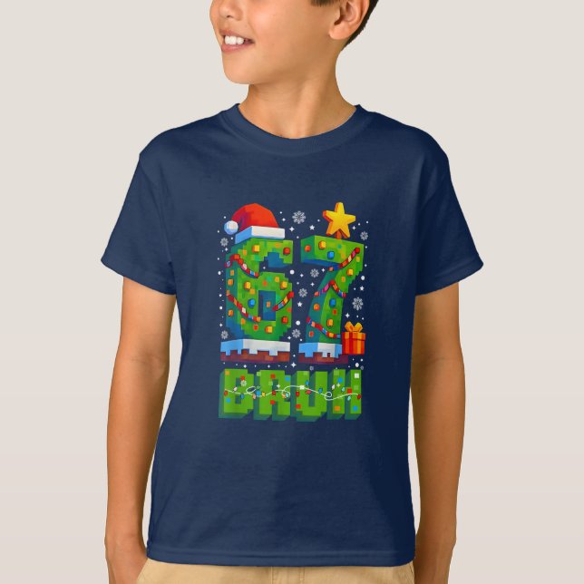 Camiseta Funny 67 Bruh Christmas Santa Six Seven 6 7 Meme (Frente)