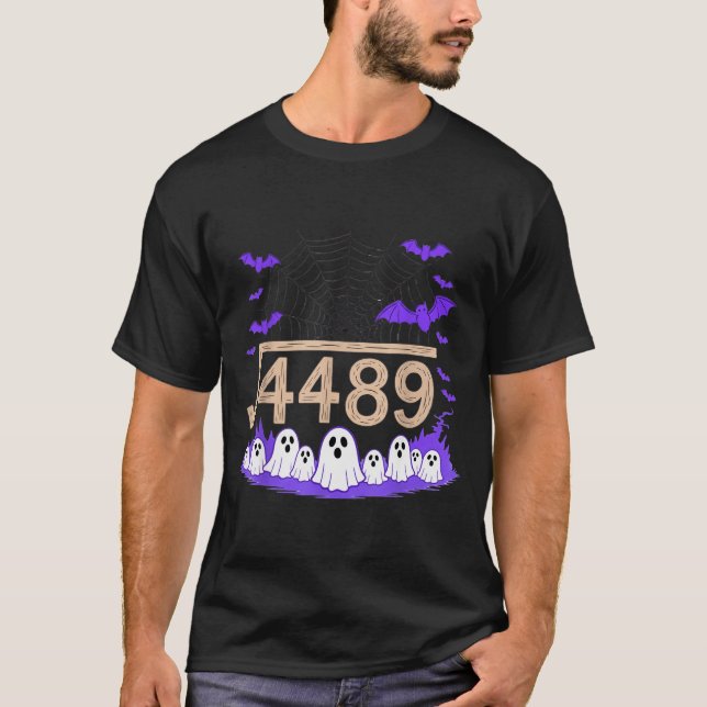 Camiseta Funny 67 Meme Math Teacher 6 7 Halloween Square Ro (Frente)