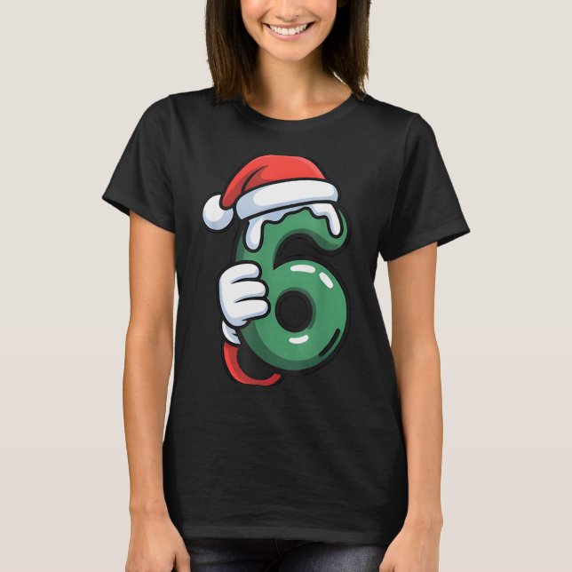 Camiseta Funny 67 Six Seven Meme Couple Matching Christmas  (Frente)
