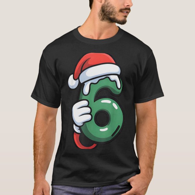 Camiseta Funny 67 Six Seven Meme Couple Matching Christmas  (Frente)