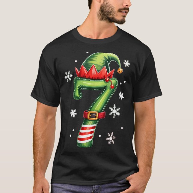 Camiseta Funny 67 Six Seven Meme Couple Matching Christmas  (Frente)