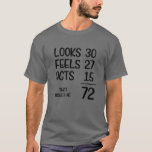 Camiseta Funny 72Nd Birthday 72 Years Old Born In 1950<br><div class="desc">Funny 72Nd Birthday 72 Years Old Born In 1950</div>
