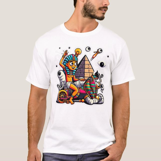 Camiseta Funny Abstract: #Colorful / (egypt) T-Shirt #8 (Frente)