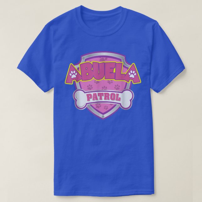 Camiseta Funny Abuela Patrol  Dog Mom, Dad For Men Women  (Frente do Design)