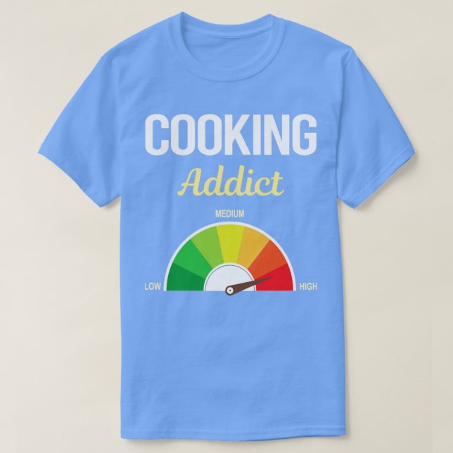 Camiseta Funny Addict Cooking  (Frente do Design)