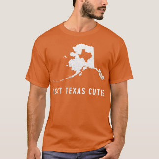 Camiseta Funny Alaska Isnt Texas Cute Dentro Alaska Map