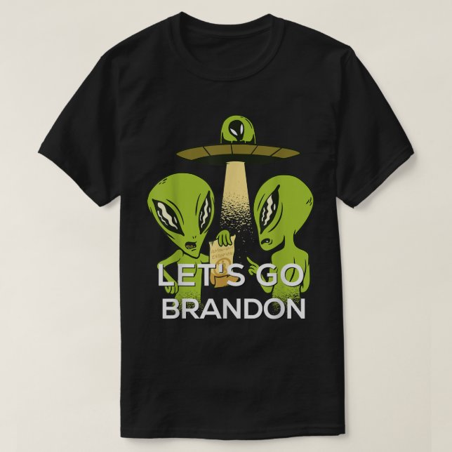 Camiseta Funny Alien UFO Abduction Design (Frente do Design)