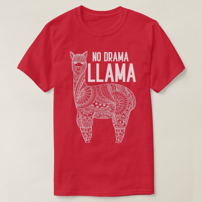 Camiseta Funny Alpaca Llama Gift Animal Llama (Frente do Design)