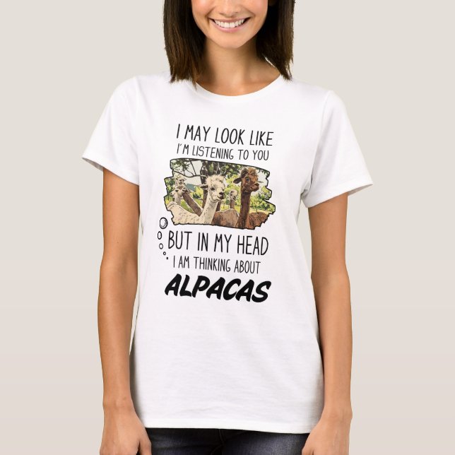 Camiseta Funny Alpaca Lover (Frente)
