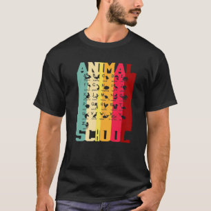Camiseta Funny Alphabet Animal School A-Z Learning Prek Kin