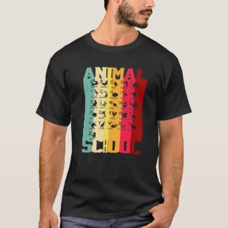 Camiseta Funny Alphabet Animal School A-Z Learning Prek Kin