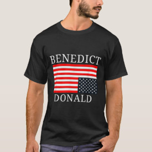 Camiseta Funny American Flag Benedict Donald Anti Trump