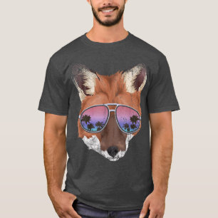 Camiseta Funny Animal Tropical de Verão Palmeiras Legal Sun