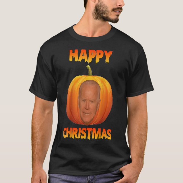 Camiseta Funny Anti Joe Biden 2021 Figurino de Halloween (Frente)