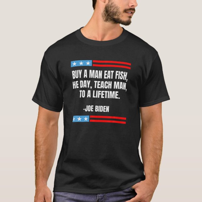 Camiseta Funny Anti Joe Biden Trump Eleição Republicana (Frente)