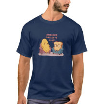 Funny Anxiety Omelette Cartoon Tee