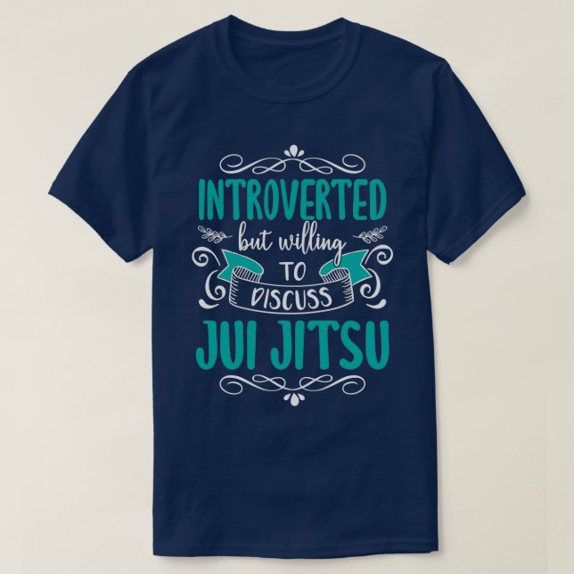 Camiseta Funny Apresentou Jui Jitsu Cote (Frente do Design)