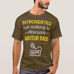 Camiseta Funny Apresentou Rádio Amateur Radio Ham