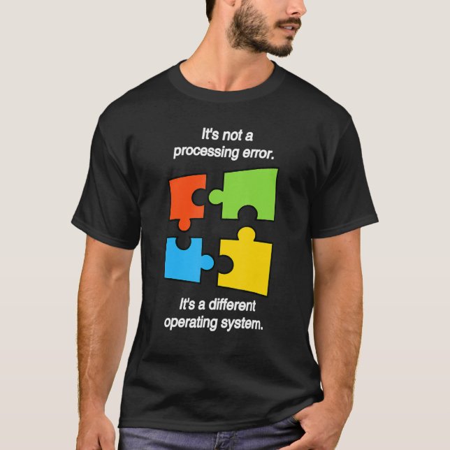 Camiseta Funny April Autism Awareness Ribbon Puzzle Autisti (Frente)