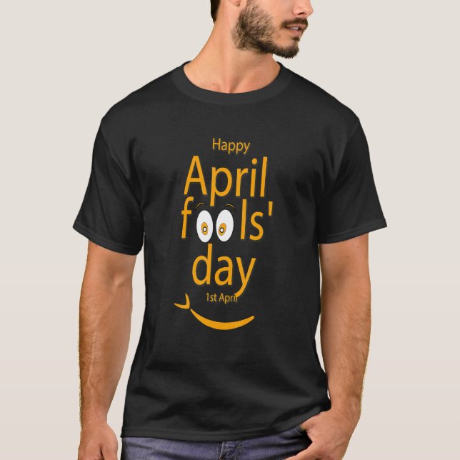 Camiseta Funny April Fools Dia 1rua Abril Piada Crianças Ad (Frente)