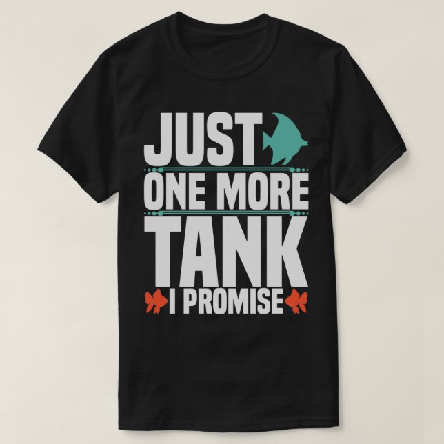 Camiseta Funny Aquarium Fish Tank (Frente do Design)