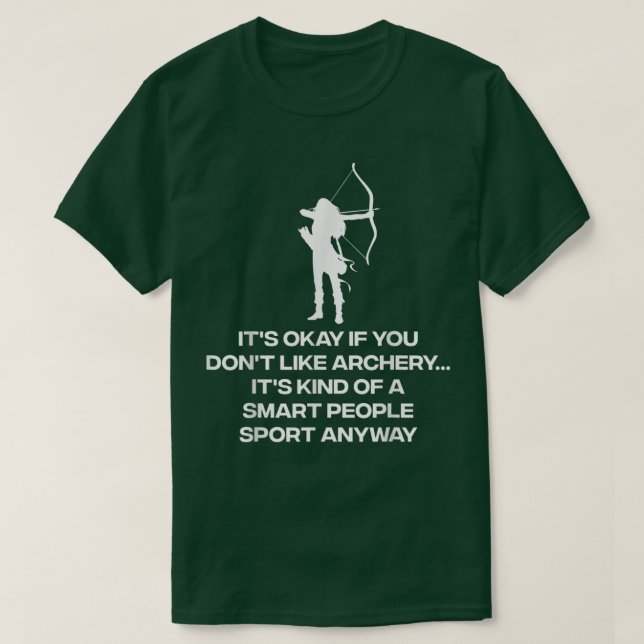 Camiseta Funny Archery Designs For Men Women Bowhunter Arch (Frente do Design)