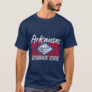 Camiseta Funny Arkansas Razorback State