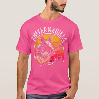 Camiseta Funny Armadillo Guitar Pun Guittttttttttatus