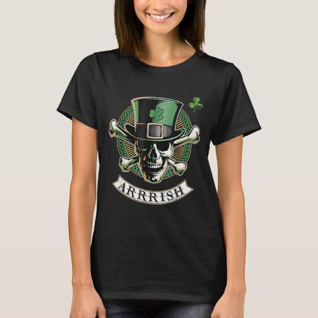 Camiseta Funny Arrish Irish Rate St Patricks Day Rate Men G (Frente)