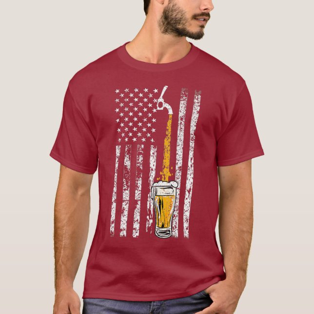 Camiseta Funny Artesanato Beer Brewer Gift Cute Brewery EUA (Frente)