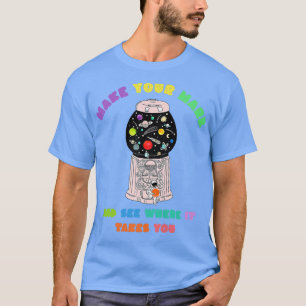 Camiseta Funny Astronaut Dot Day Dot Planet in Gum ball Mac