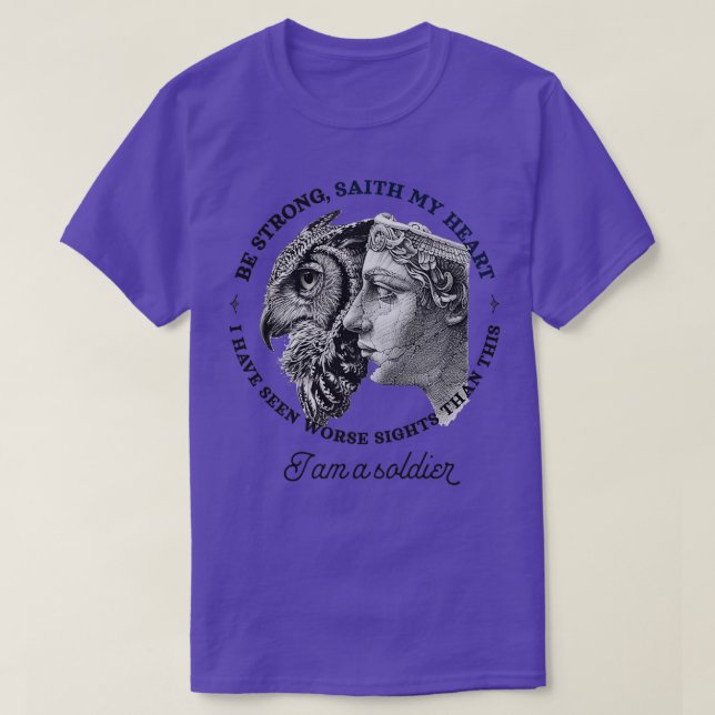 Camiseta Funny Athena Deusa O Iliad Homer Grego Mytholo (Frente do Design)