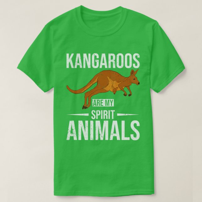 Camiseta Funny Austrália Marsupial Zoo Animal Kanga (Frente do Design)