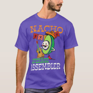 Camiseta Funny Avocado Sombrero Fiesta Nacho Assemb Média