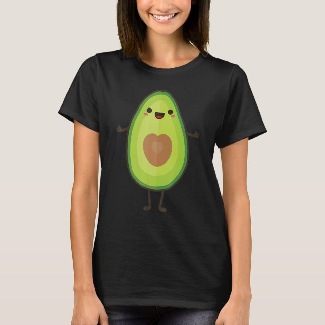 Camiseta Funny Avocado Valentines Avo-cuddle Avocado Valent (Frente)
