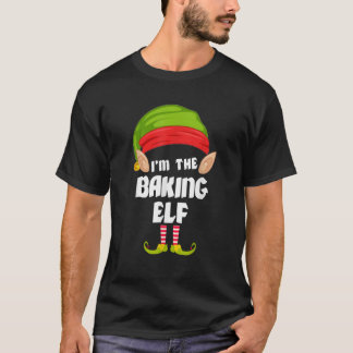 Camiseta Funny Baking Elf Matching Family Group PJ Christma