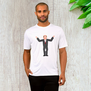 Camiseta Funny Bald Businessman Engraçado Humorando