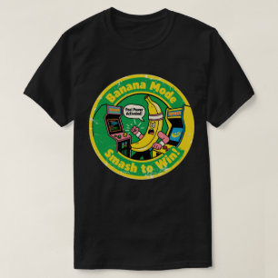 Camiseta Funny Banana Gamer "Smash para Vencer!" & "Modo Ba