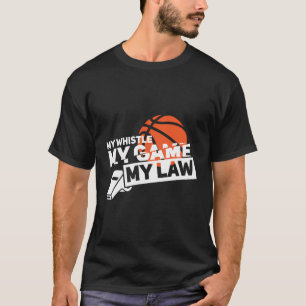 Camiseta Funny Basball Referte Gift Hoops Ref