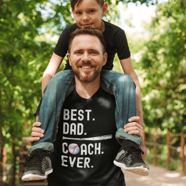 Camiseta Funny Baseball Dad Coach (Criador carregado)